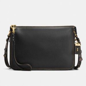 Coach Leather Crossbody Clutch